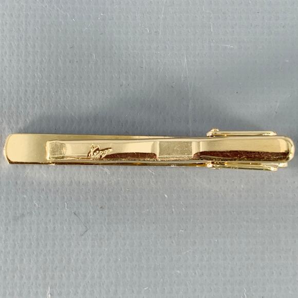 KENZO Gold Engraved Monogram Metal Cuff Links - Picture 3 of 4